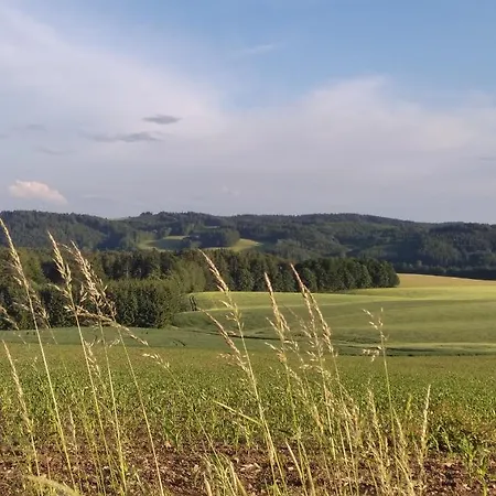 Celorocni Glamping V Pohodlnem Domecku بيت خشبي