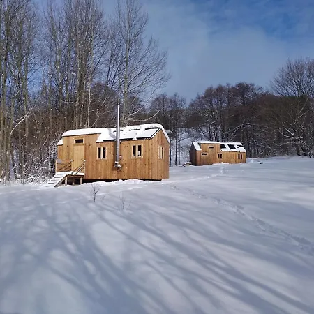 Celorocni Glamping V Pohodlnem Domecku 山林小屋
